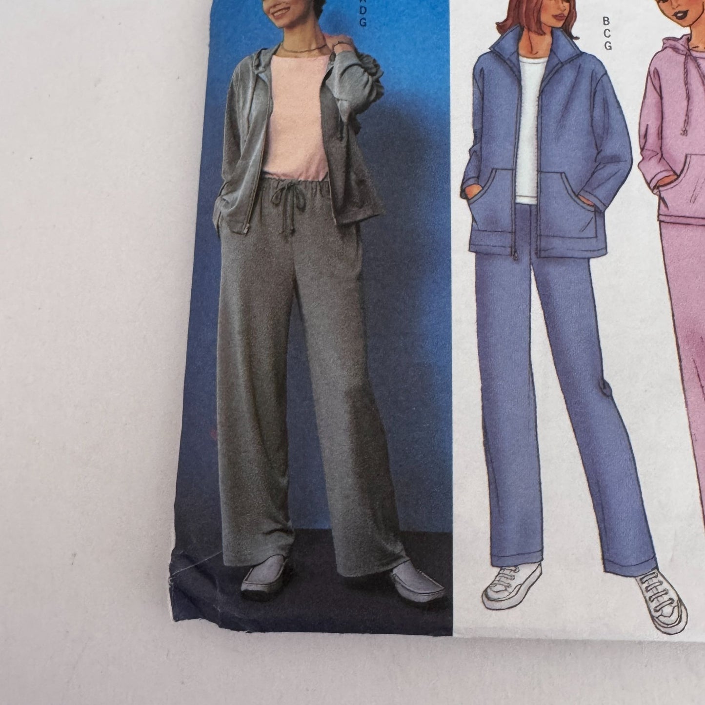 Butterick Sewing Pattern 6709 Lounge Set Fleece Jacket Pants Modest Athleisure Easy 18-22 Uncut