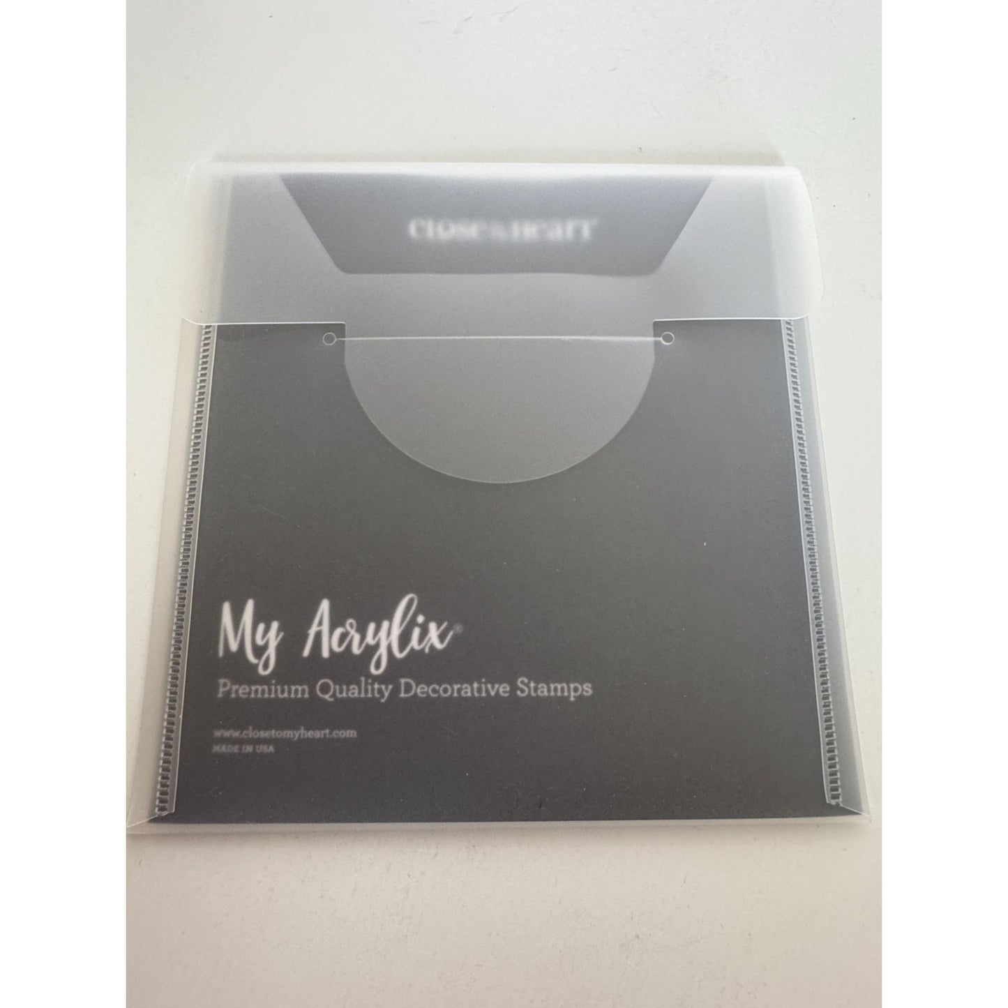 CTMH My Acrylix Acrylic Stamp Set Simply Said Alphabet Letters Numbers Symbols