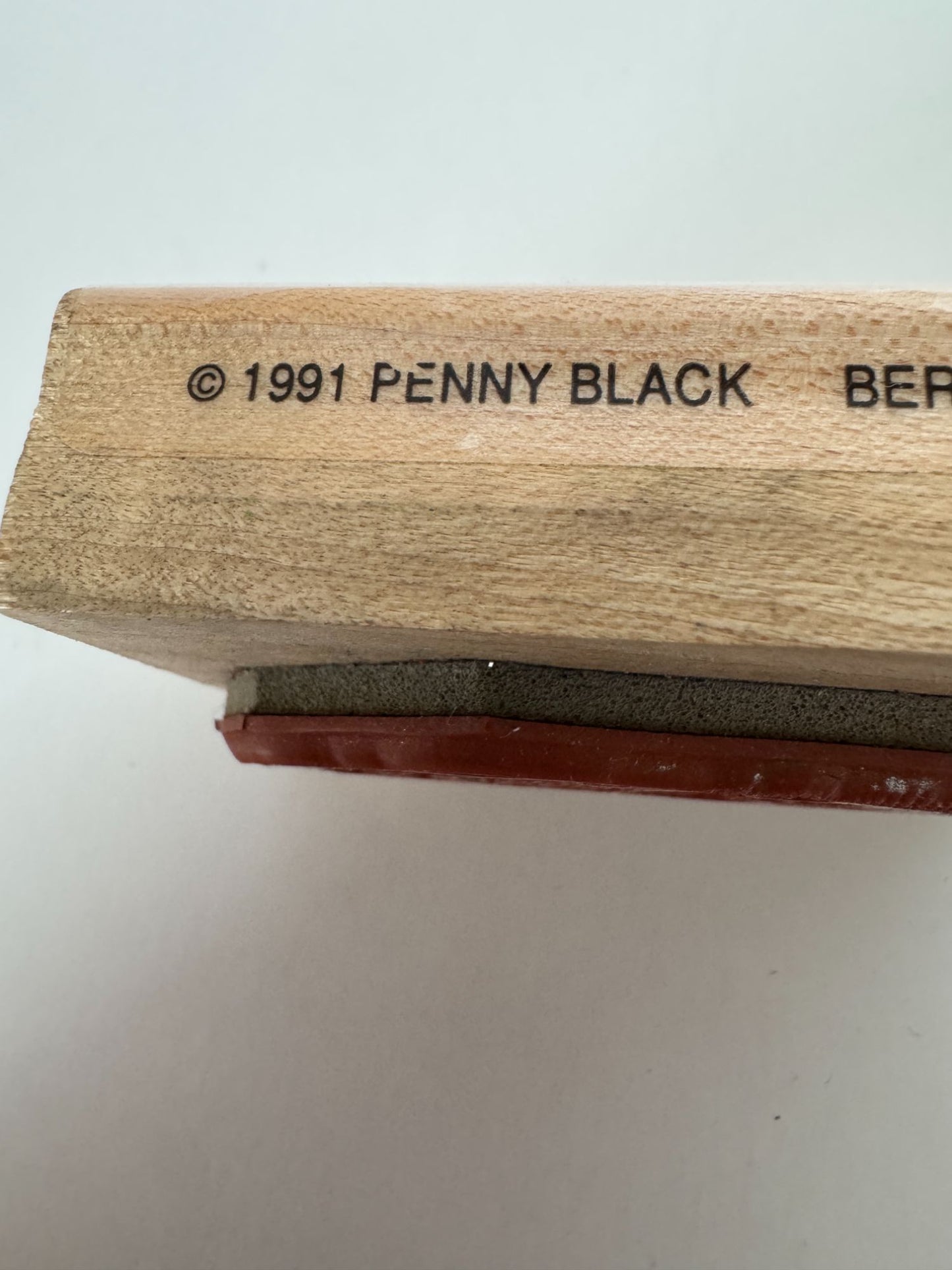 Penny Black Rubber Stamp Cat In Stocking Smile Nap Christmas Card Making Holiday