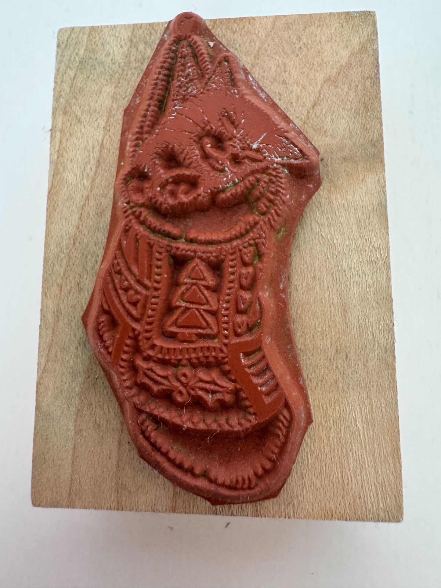 Penny Black Rubber Stamp Cat In Stocking Smile Nap Christmas Card Making Holiday