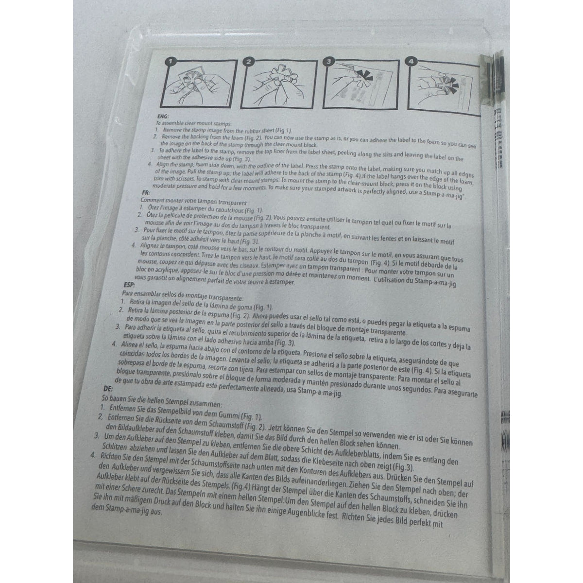 Stampin Up Clear Mount Rubber Stamp Set Bold Blossom Flower Butterfly Garden