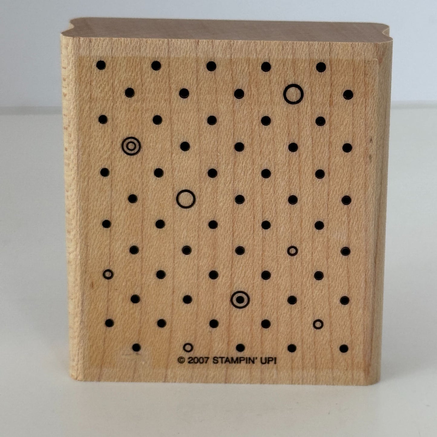 Stampin Up Wood Rubber Stamps Polka Dots and Paisley Find Joy Flowers Set of 6