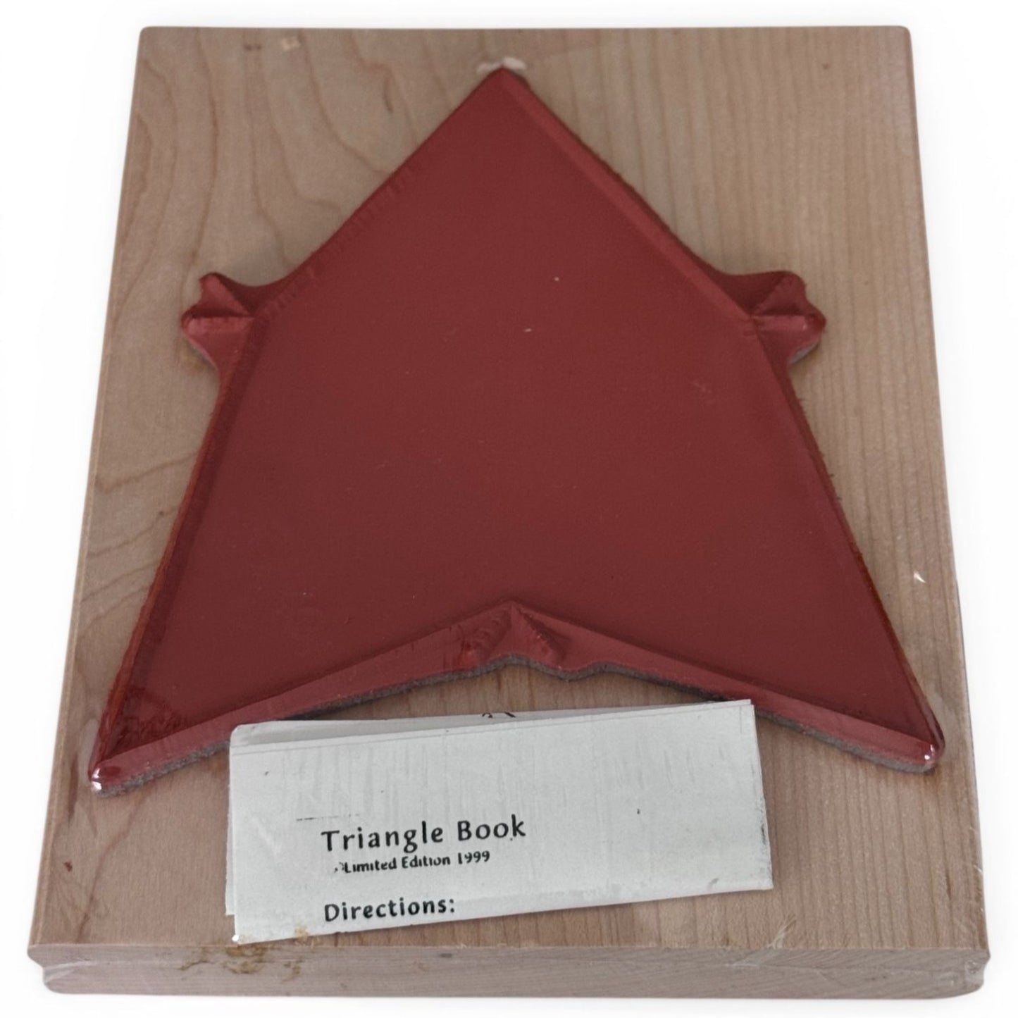 Limited Edition Rubber Stamp Triangle Book Folding Mini Book Template 3D Paper Craft Scrapbooking