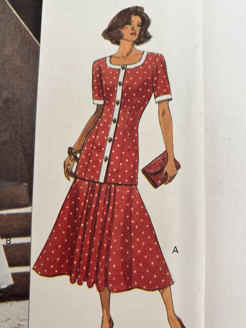 Butterick Sewing Pattern 6636 Work Outfit 1990s Skirt Career 1990s 18 20 22 UC