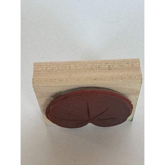 Stampin Up Rubber Stamp Lily Pad Nature Outdoors Background Wood Mounted Craft