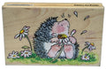 Penny Black Rubber Stamp Asking The Flowers Hedgehog Daisy Friendship Cardmaking