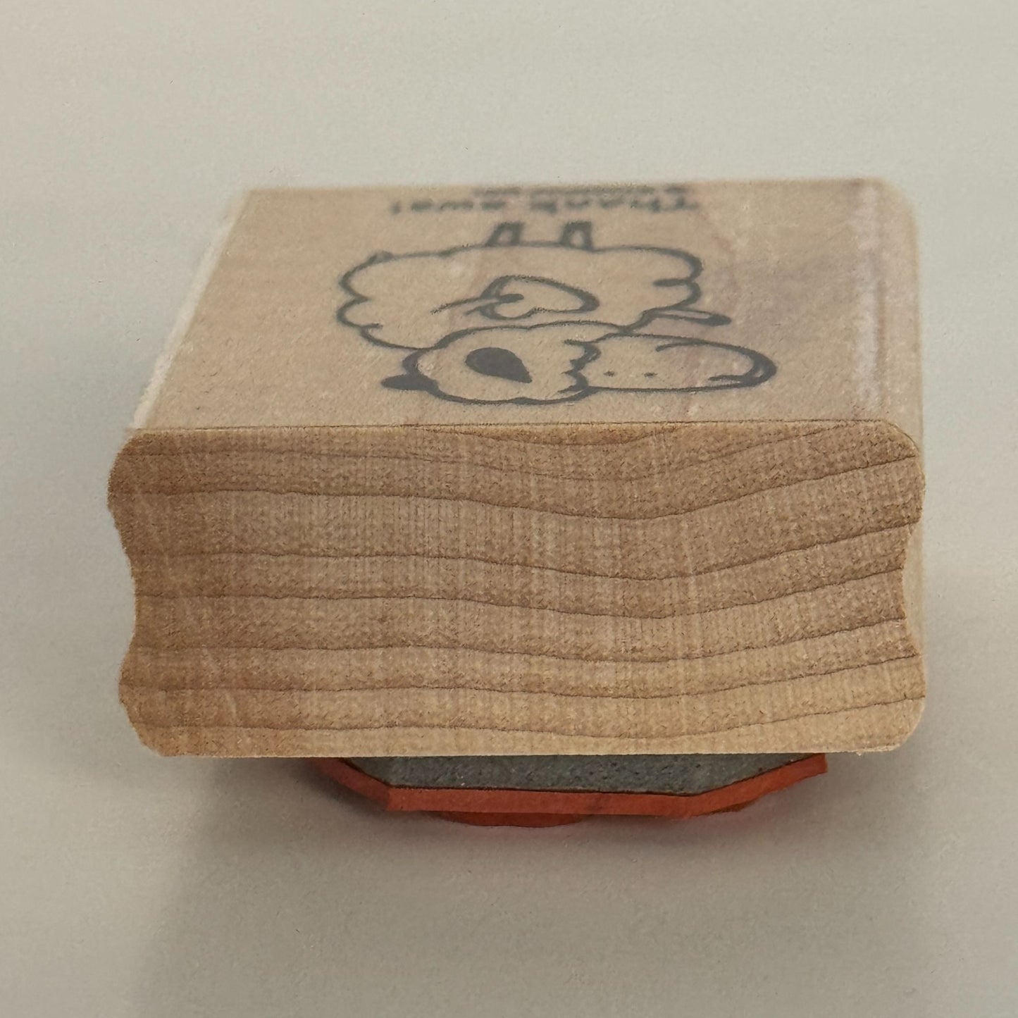 Stampin Up Rubber Stamp Thank Ewe You  Pun Sheep Animal Card Making Words Funny