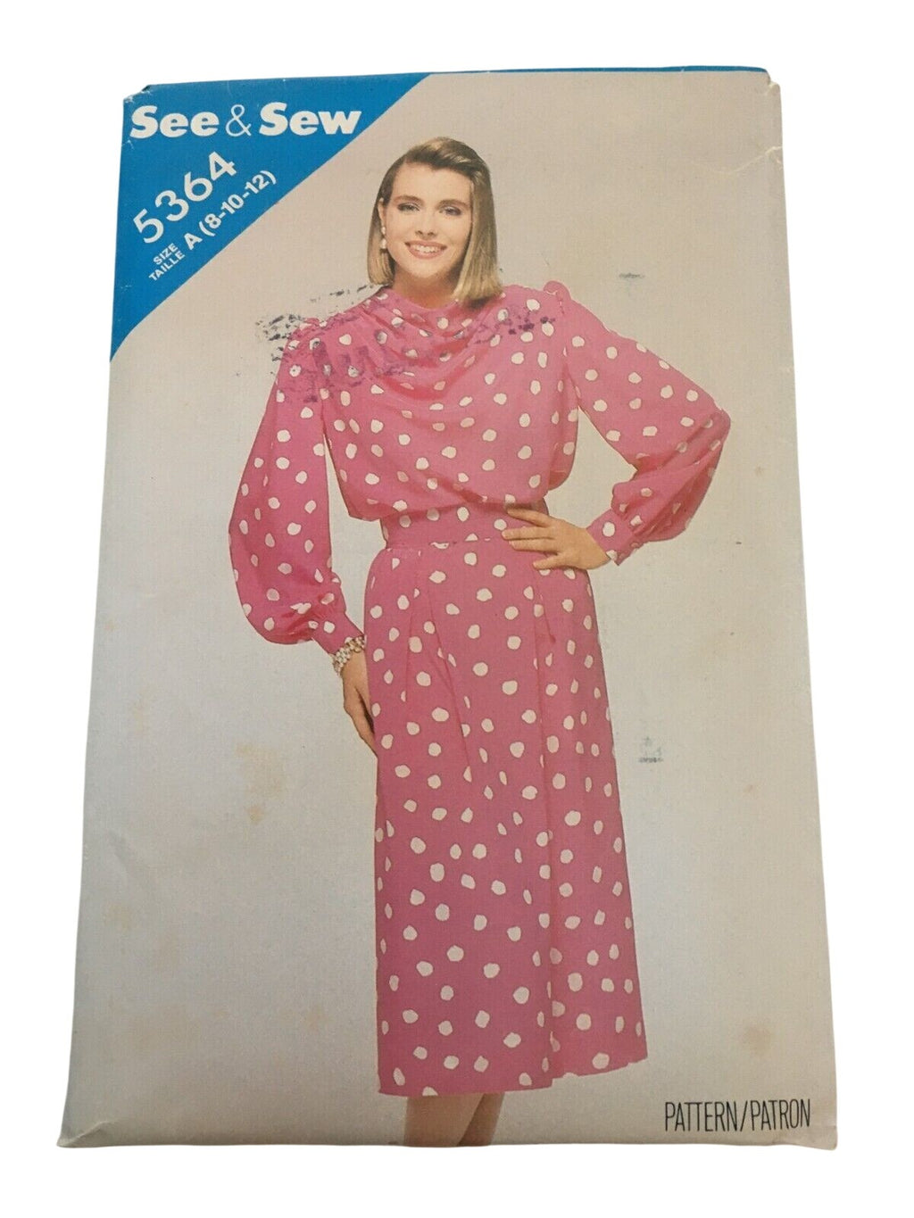 Butterick Sewing Pattern 5364 Blouse Skirt Outfit Work See and Sew 8 10 12 UC