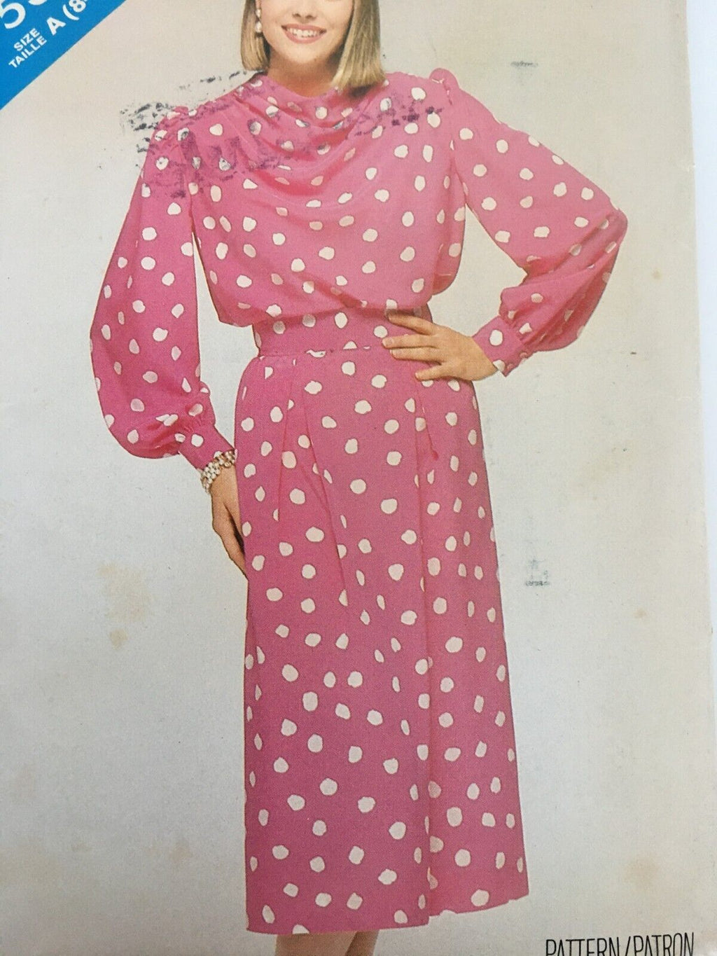 Butterick Sewing Pattern 5364 Blouse Skirt Outfit Work See and Sew 8 10 12 UC