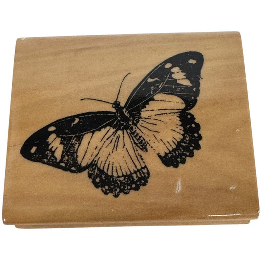 Anitas Rubber Stamp Butterfly Flying Spring Garden Nature Friendship Card Making