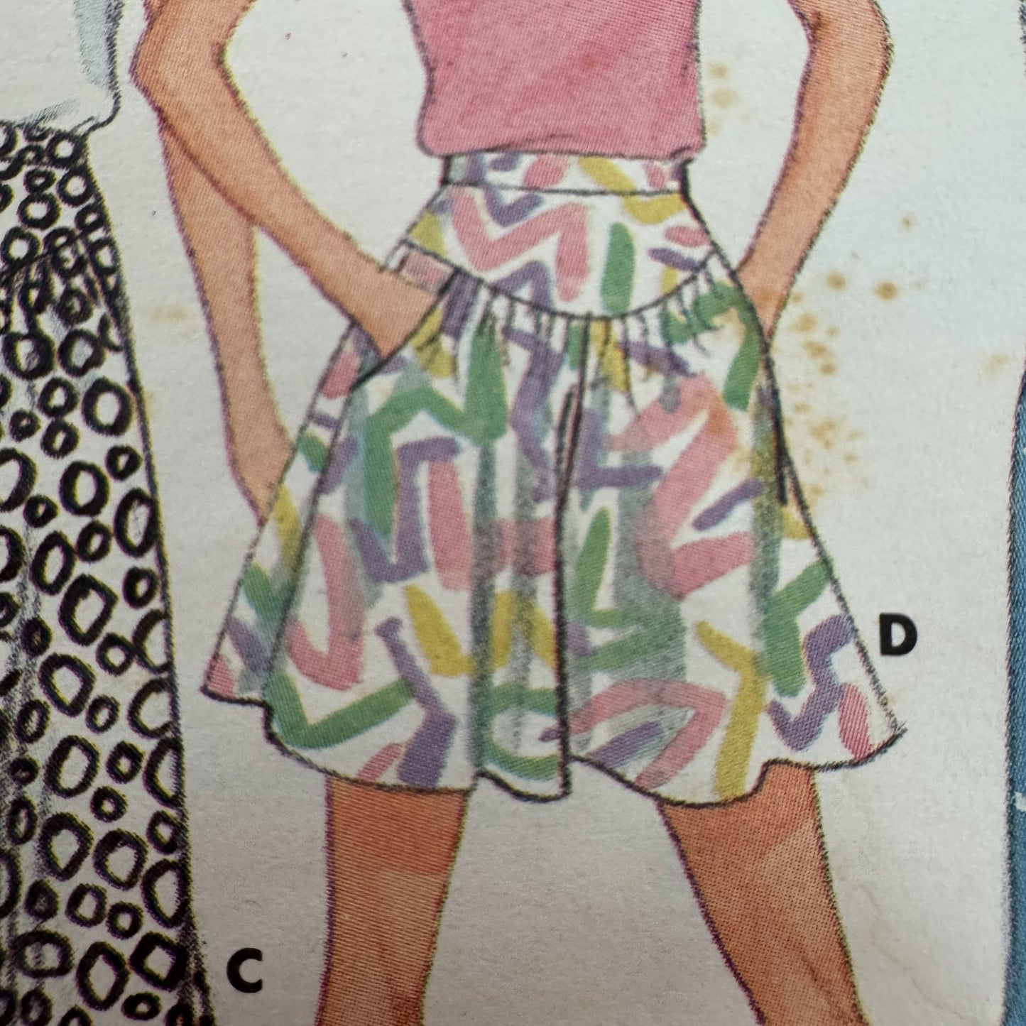 Butterick Sewing Pattern 4657 Flared Skirt Culottes Tapered Pants 18 20 22 Uncut