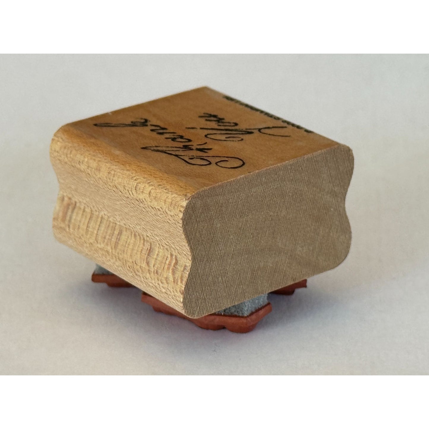 Stampin Up Rubber Stamp Thank You Card Making Words Gratitude Sentiment Cursive