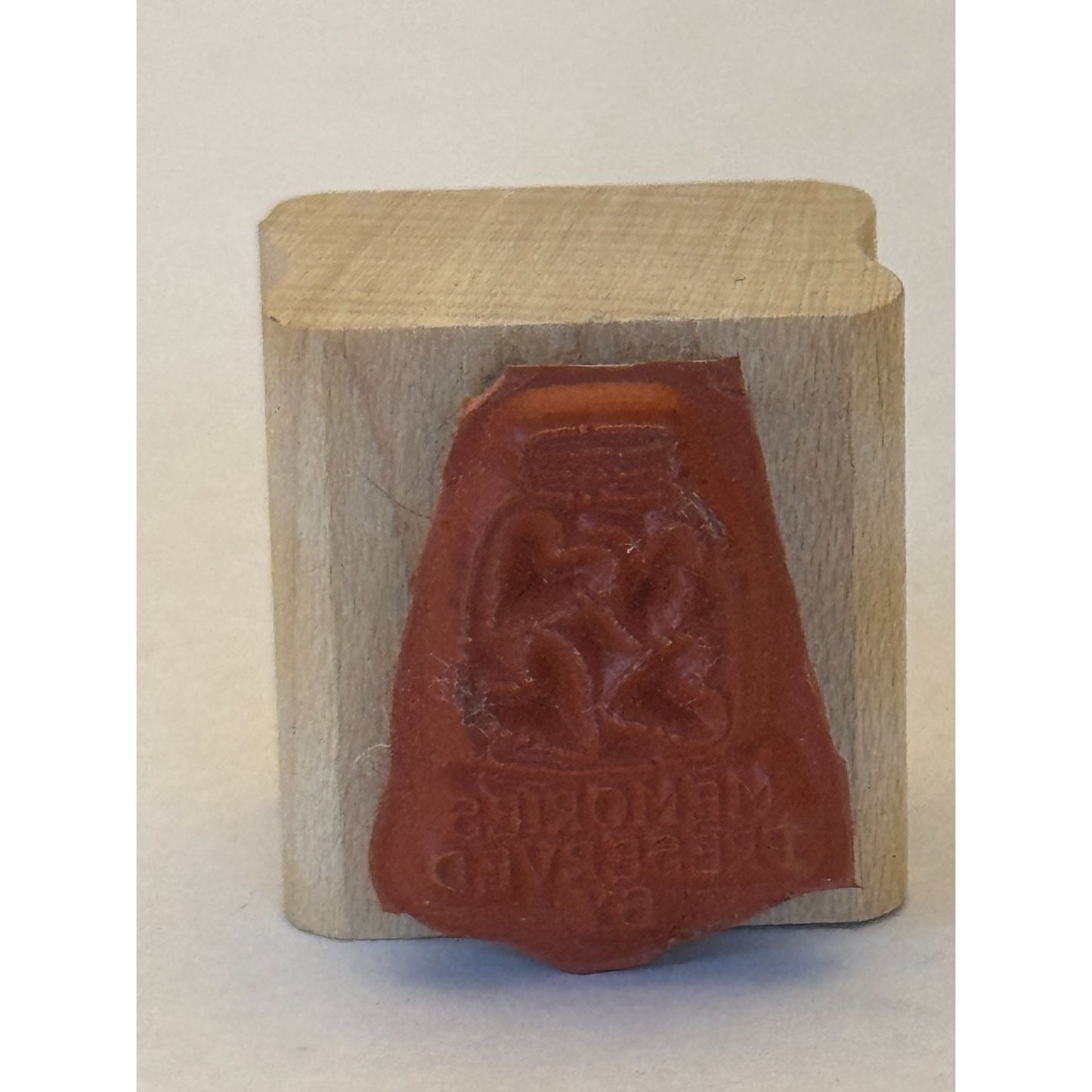 Stampin Up Rubber Stamp Memories Preserved By Heart Jar Scrapbooking Hobby Craft