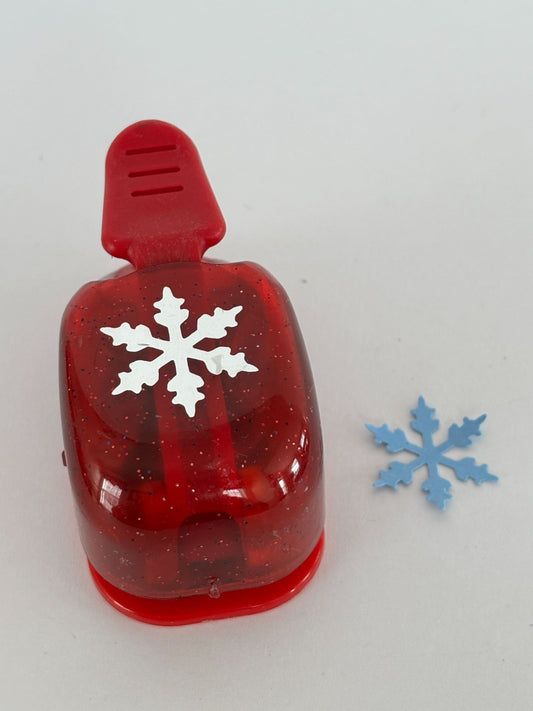 EK Success Paper Punch Snowflake Craft Christmas Card Making Holidays Winter 1in