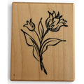 PSX Tulip Flower Rubber Stamp Floral Spring Craft Easter Cardmaking Mothers Day