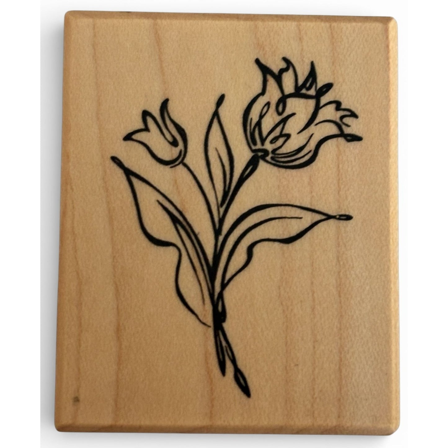 PSX Tulip Flower Rubber Stamp Floral Spring Craft Easter Cardmaking Mothers Day