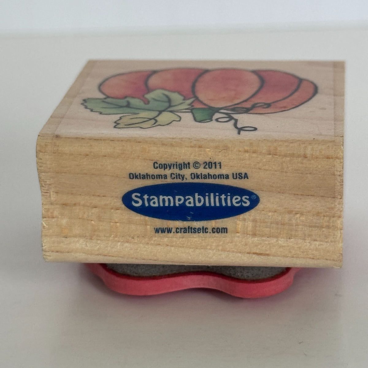 Stampabilities Rubber Stamp Harvest Pumpkin Fall Decor Harvest Card Making Wood Mounted