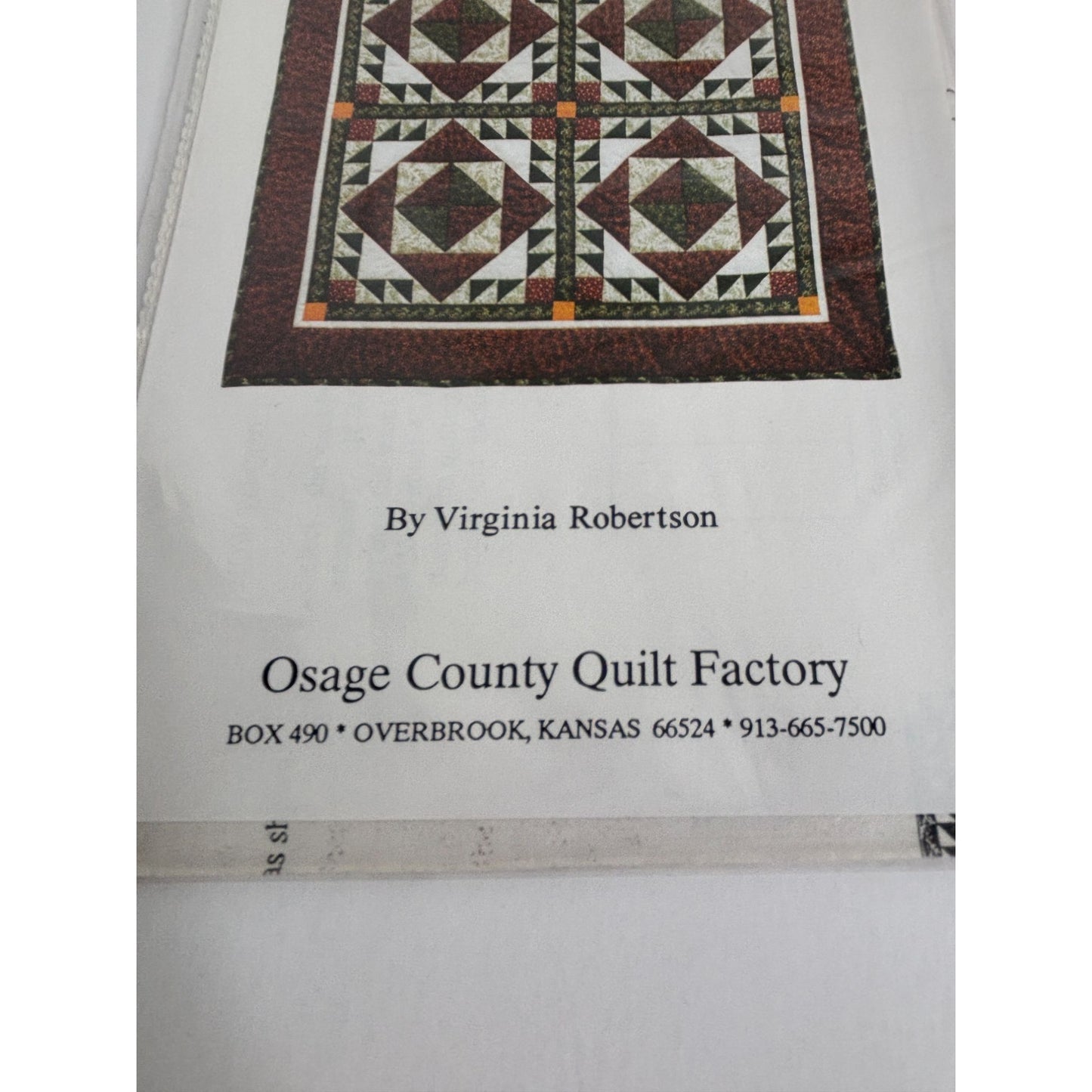Osage County Quilt Factory Pattern Christmas Cactus Wall Hanging Queen Size UC