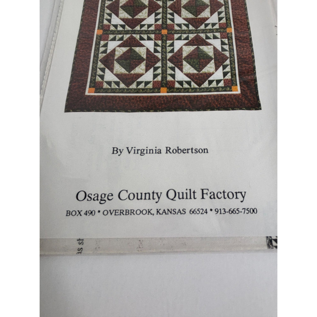 Osage County Quilt Factory Pattern Christmas Cactus Wall Hanging Queen Size UC