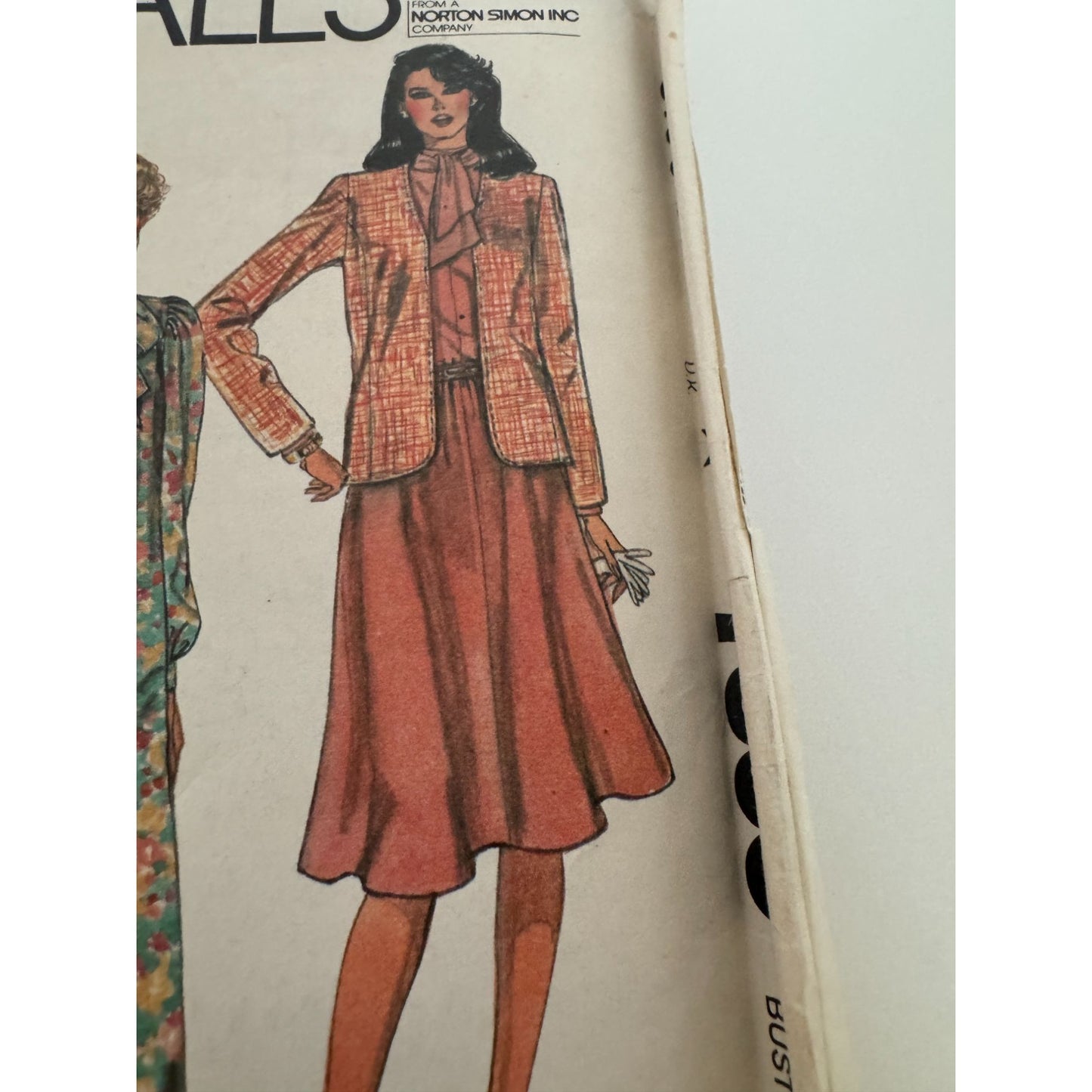McCalls Sewing Pattern 7835 Misses Modest Jacket Pullover Dress Size 20 Uncut