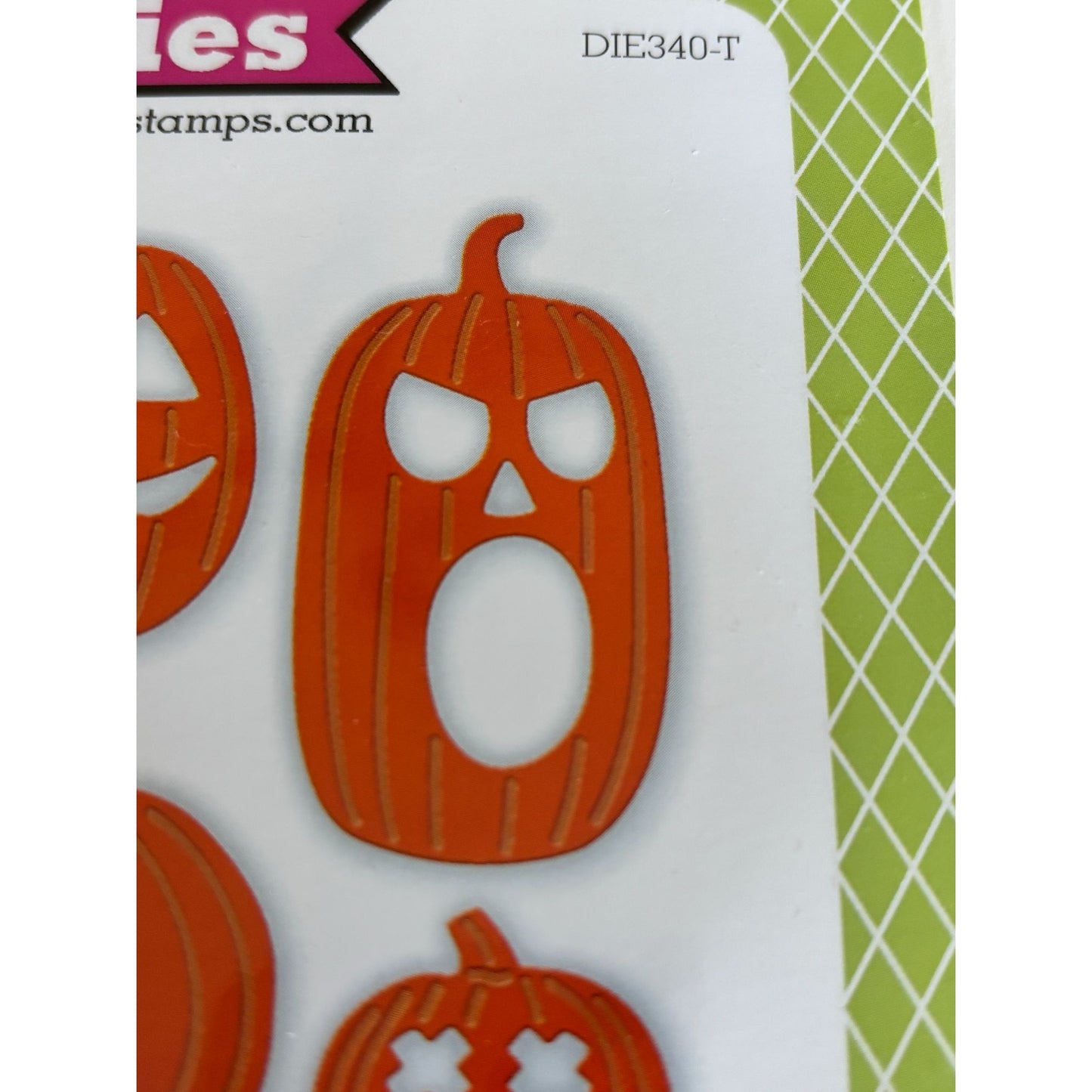 Impression Obsession Halloween Pumpkin Dies Jack O Lantern Cardmaking Craft Fall