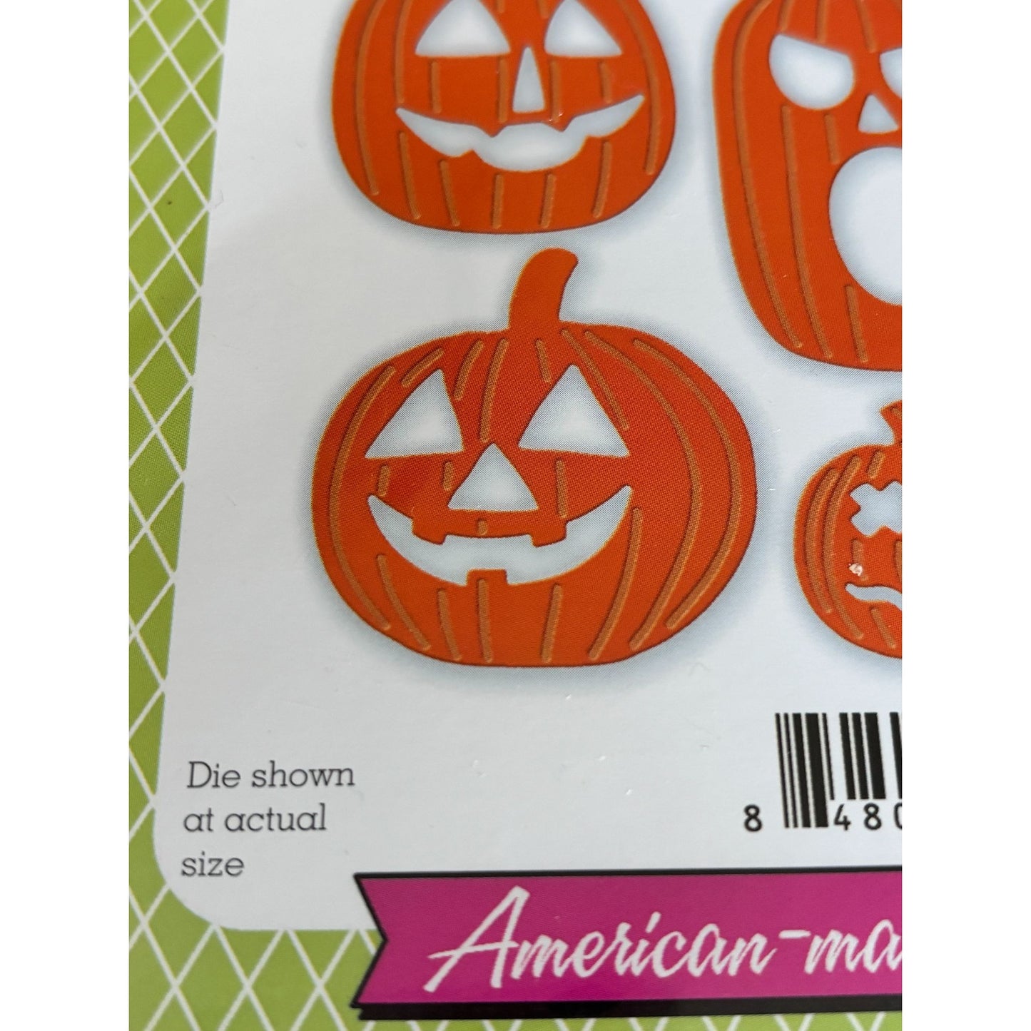 Impression Obsession Halloween Pumpkin Dies Jack O Lantern Cardmaking Craft Fall