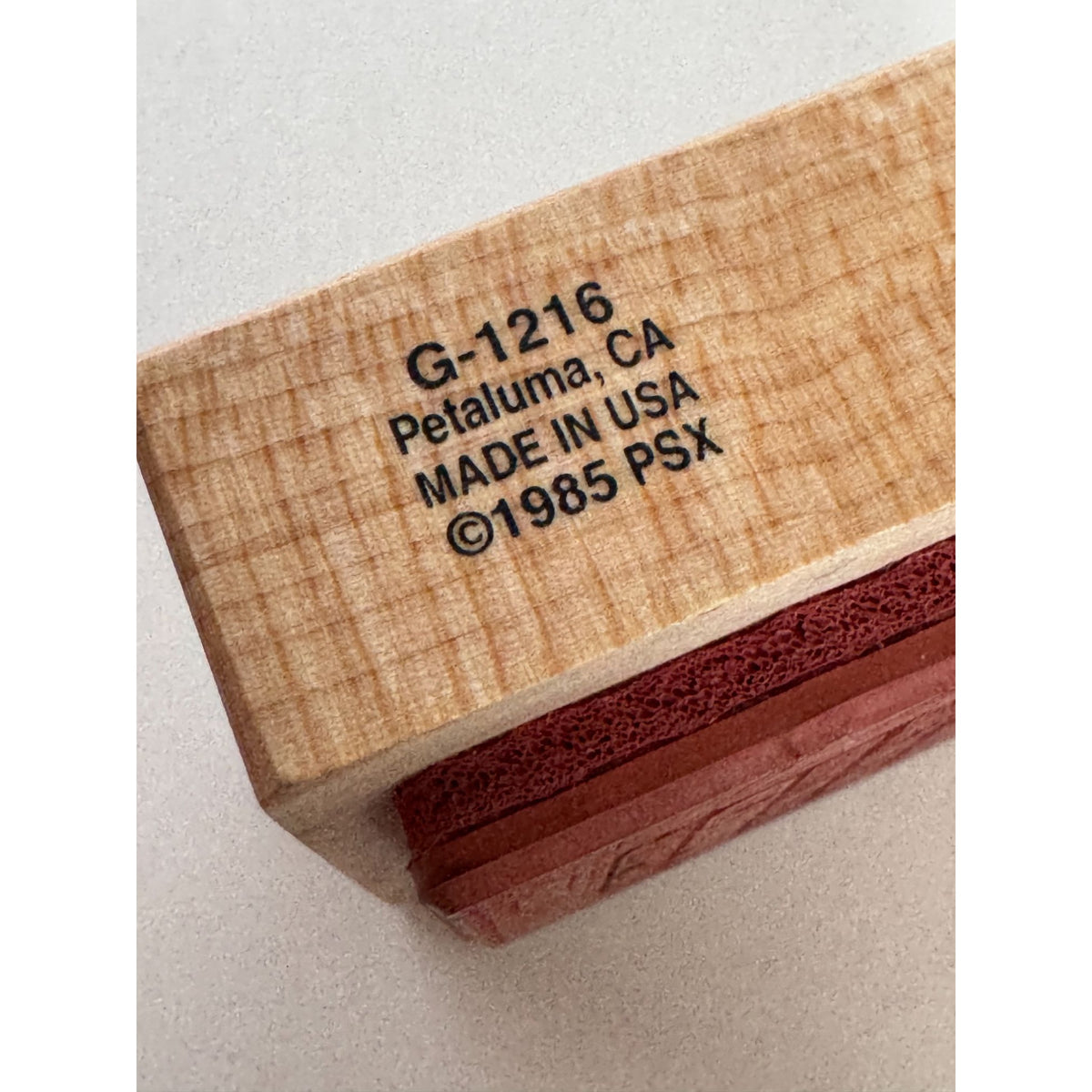 PSX Rubber Stamp Christmas World Together Holidays Sentiment Card Making G-1216