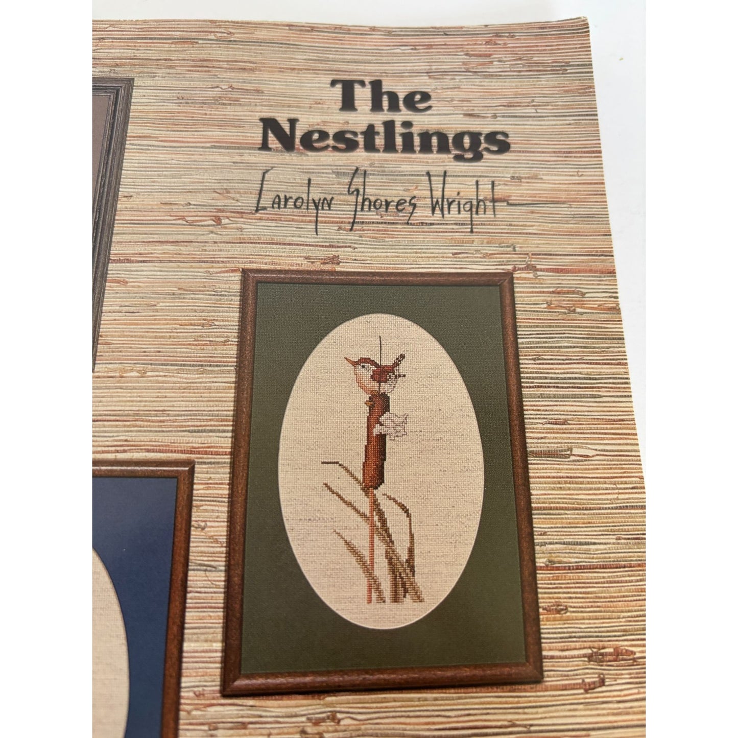 The Nestlings Country Cross Stitch Pattern Book 28 Birds Nature Birdhouse Wright