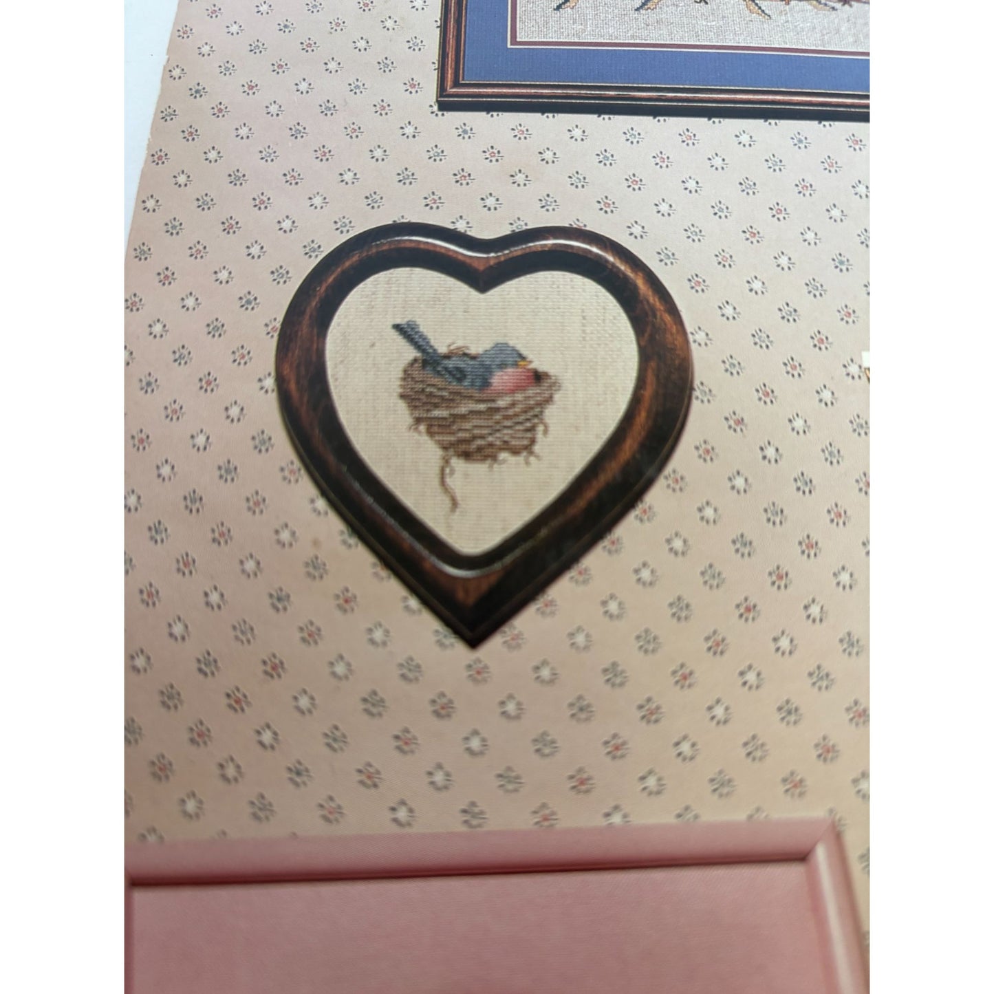 The Nestlings Country Cross Stitch Pattern Book 28 Birds Nature Birdhouse Wright