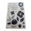 CTMH My Acrylix Acrylic Stamp Set Baby Shower Flowers Invitation Congrats C1612