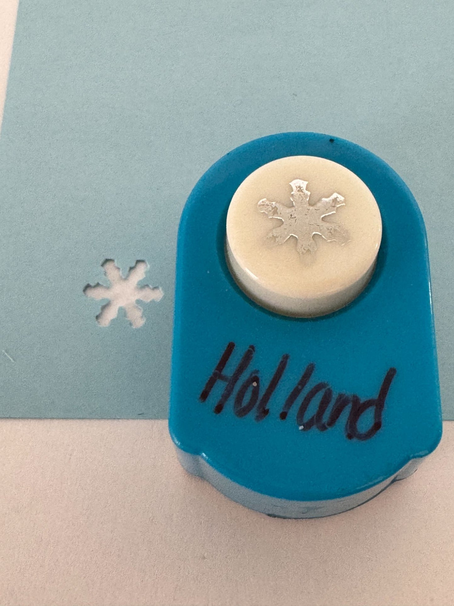 Snowflake Paper Punch Craft Tool Small Winter Holidays Christmas Card Making