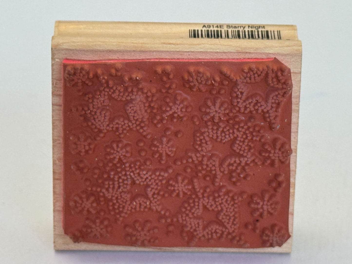 Rubber Stampede Rubber Stamp Starry Night Star Background Sky Craft Card Making