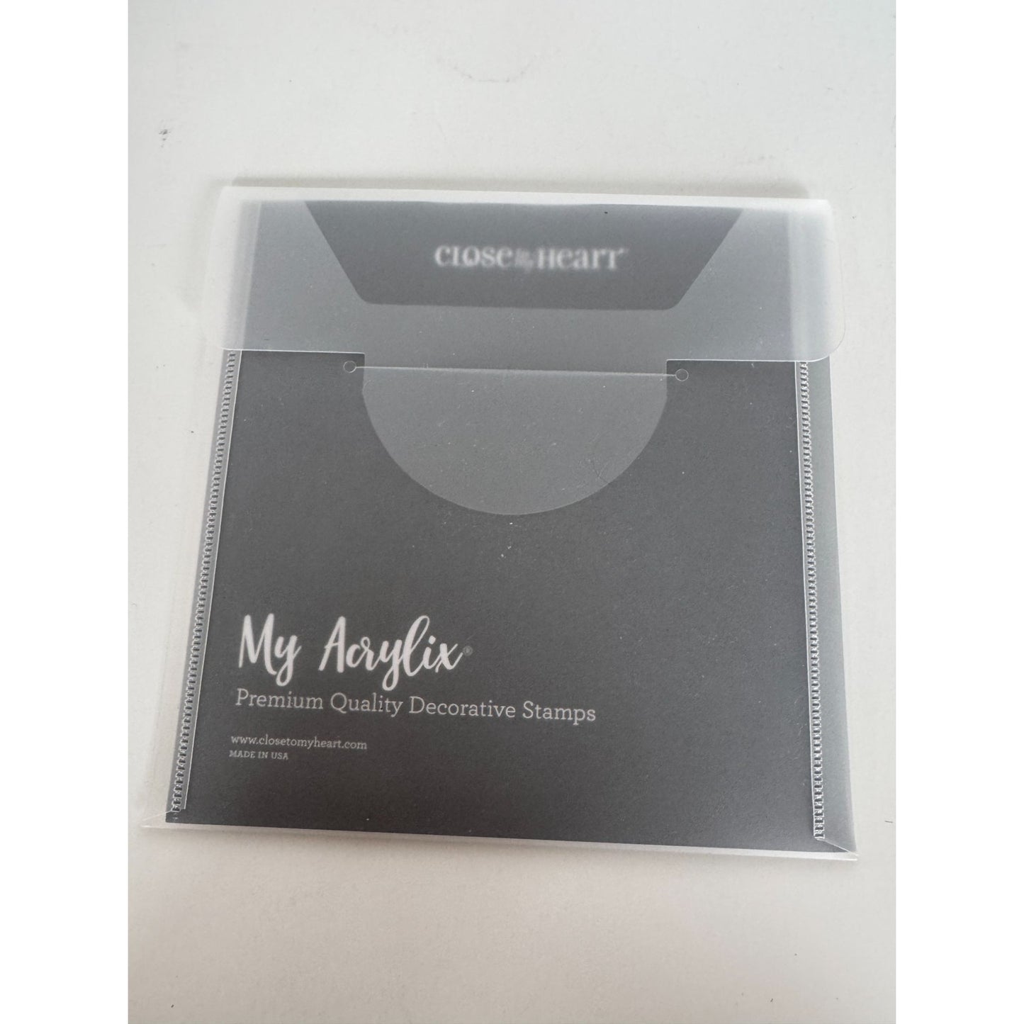 CTMH My Acrylix Acrylic Stamp Set Modern Typewriter Alphabet Punctuation B1638