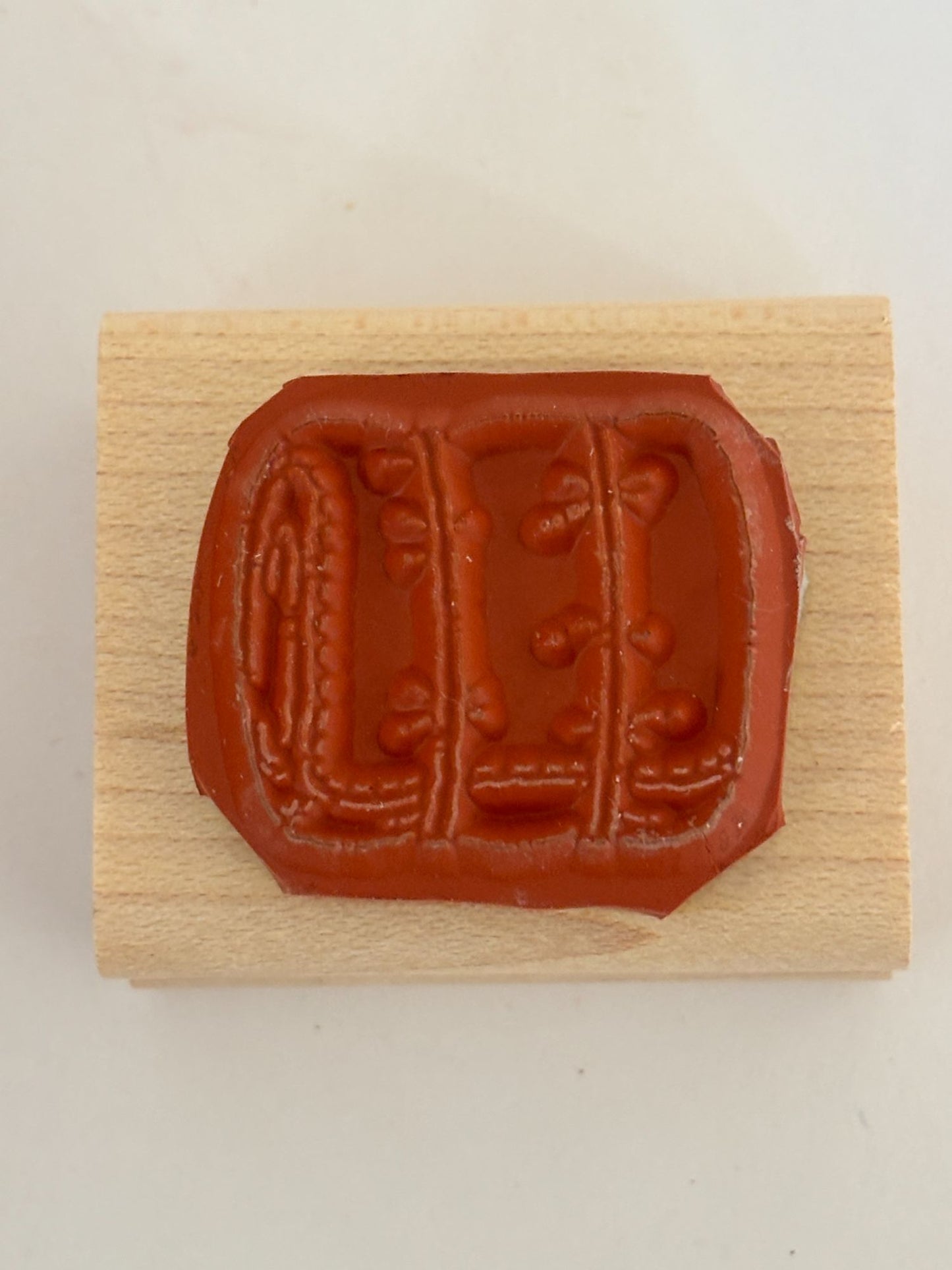 Stampin Up Rubber Stamp Blanket Roll Sleeping Bag Camping Equipment Summer Trip