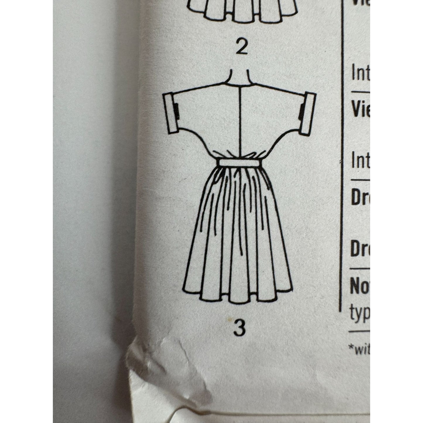 Simplicity Sewing Pattern 7275 Mock Wrap Dress Kimono Sleeves Pockets 10 12 14