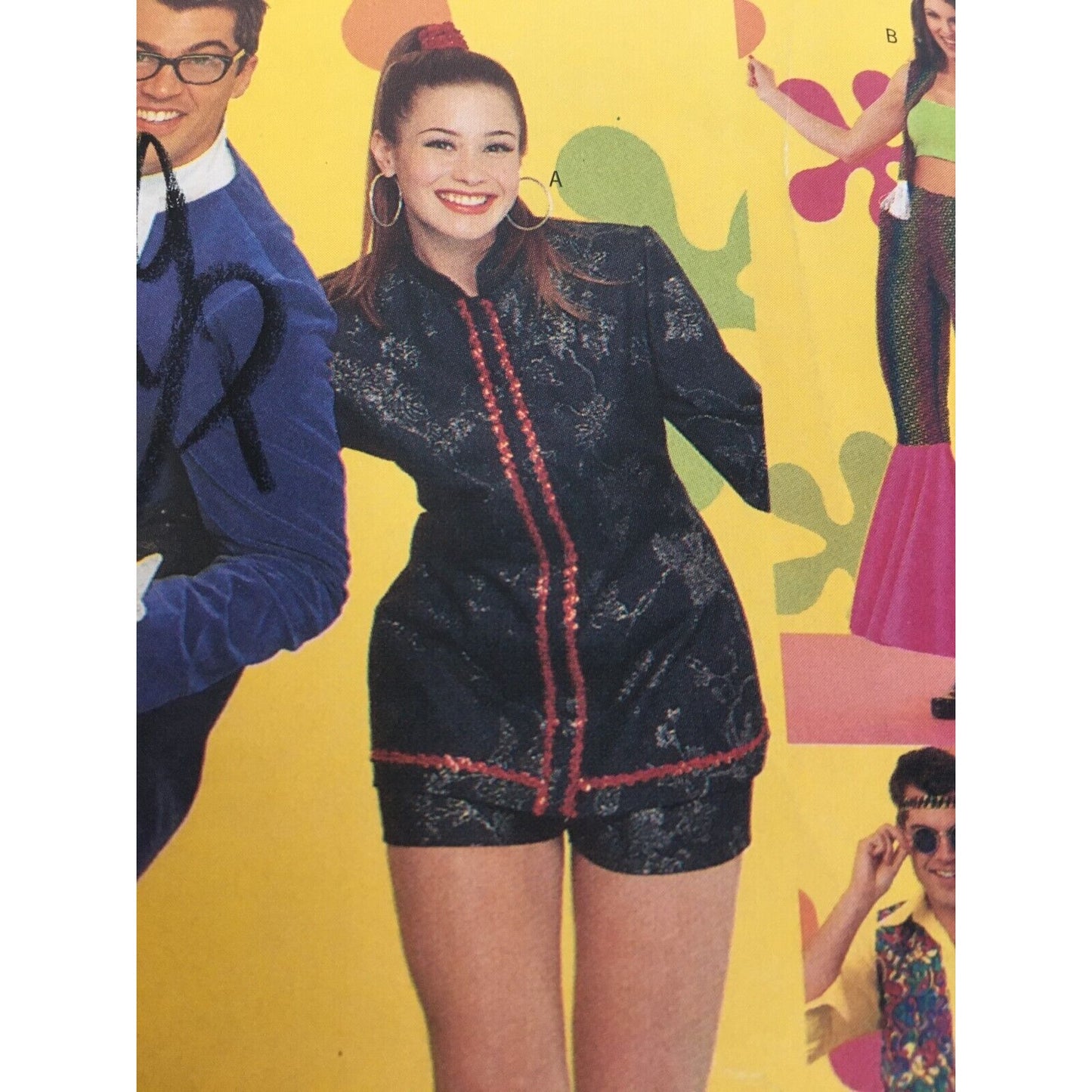 Butterick Sewing Pattern 6754 Halloween Costume Hippie 1960s Style Uncut XS-XL