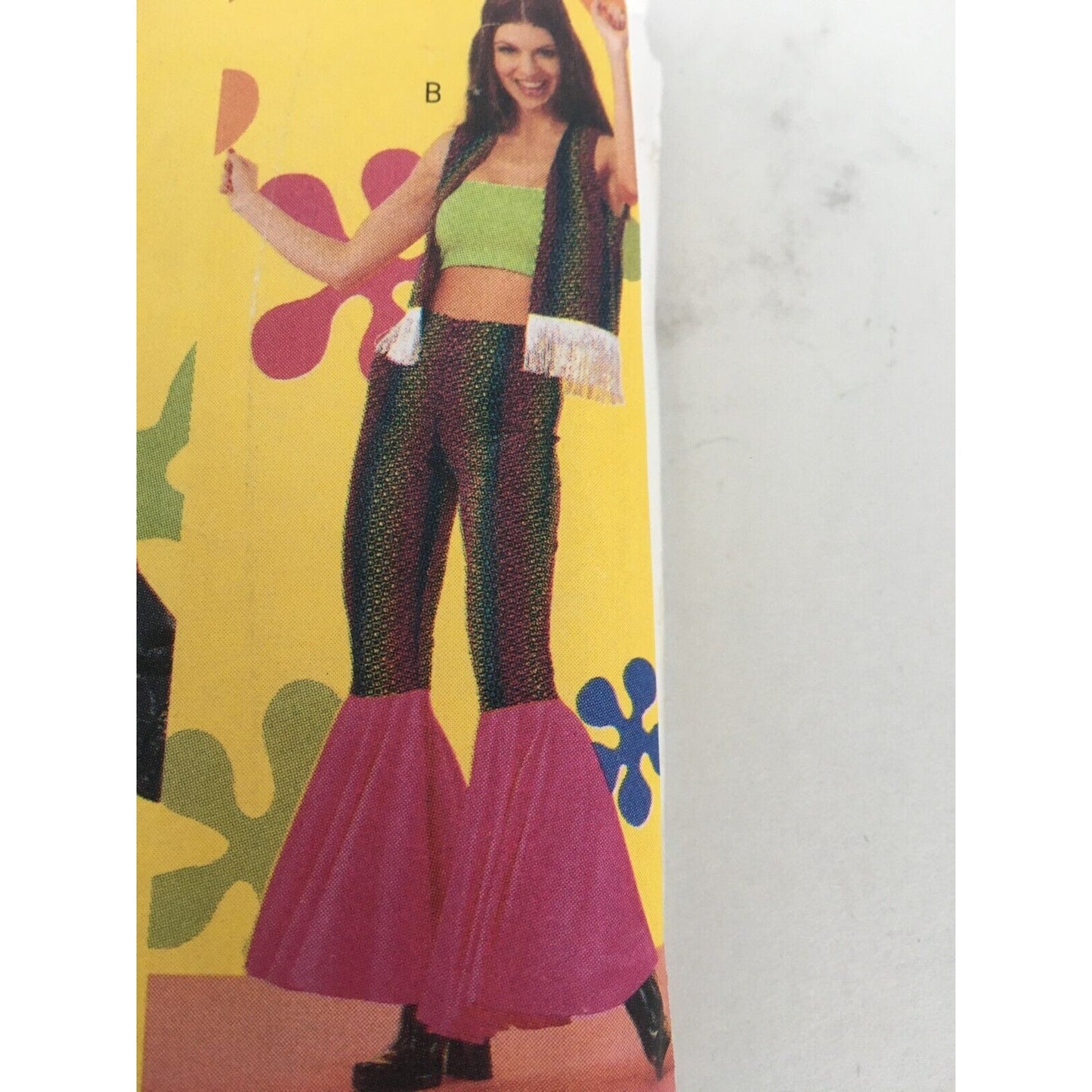 Butterick Sewing Pattern 6754 Halloween Costume Hippie 1960s Style Uncut XS-XL
