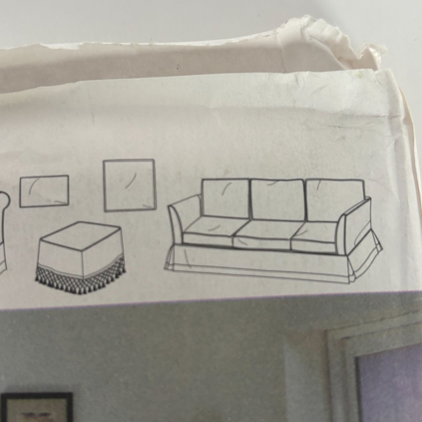 Simplicity Sewing Pattern 5127 Modern Chair Slipcovers Couch Pillows Home Decor