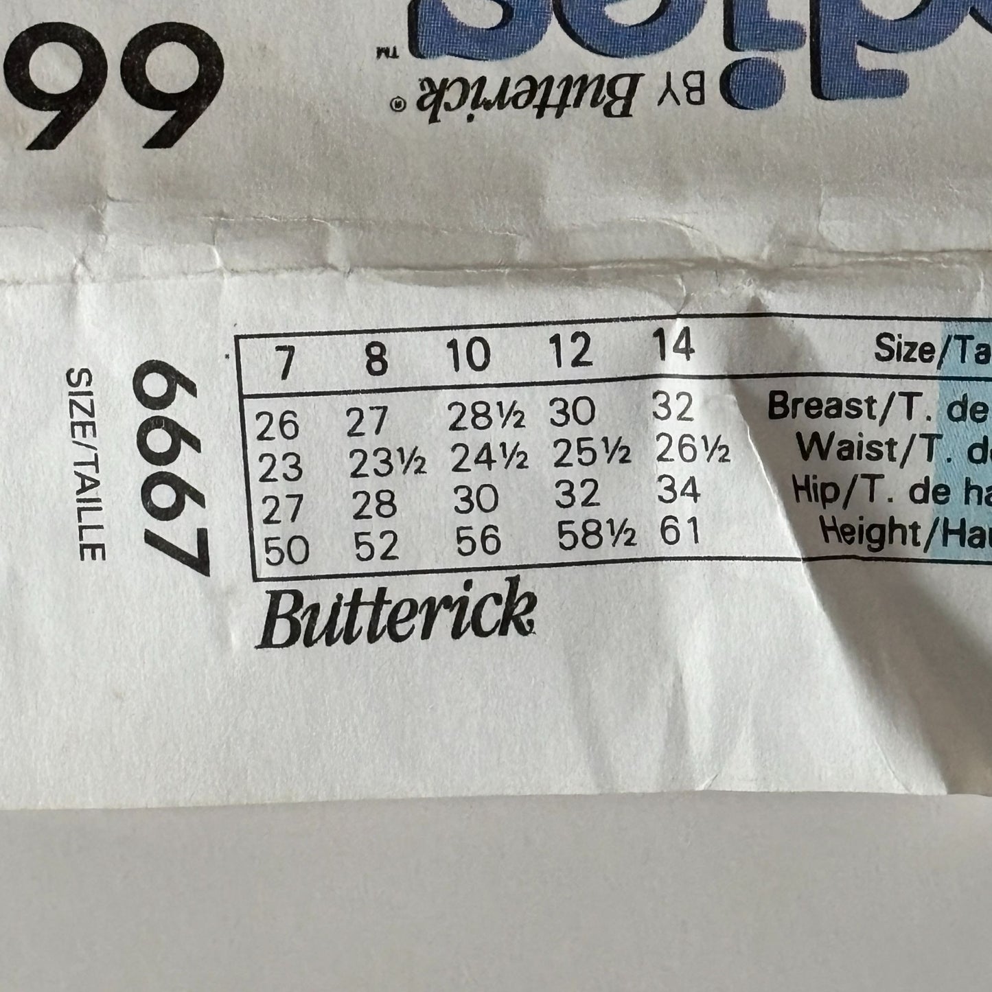 Butterick Sewing Pattern 6667 Girls Culotte Dress Jumpsuit Top 90s 7-10 Uncut Retro Y2K