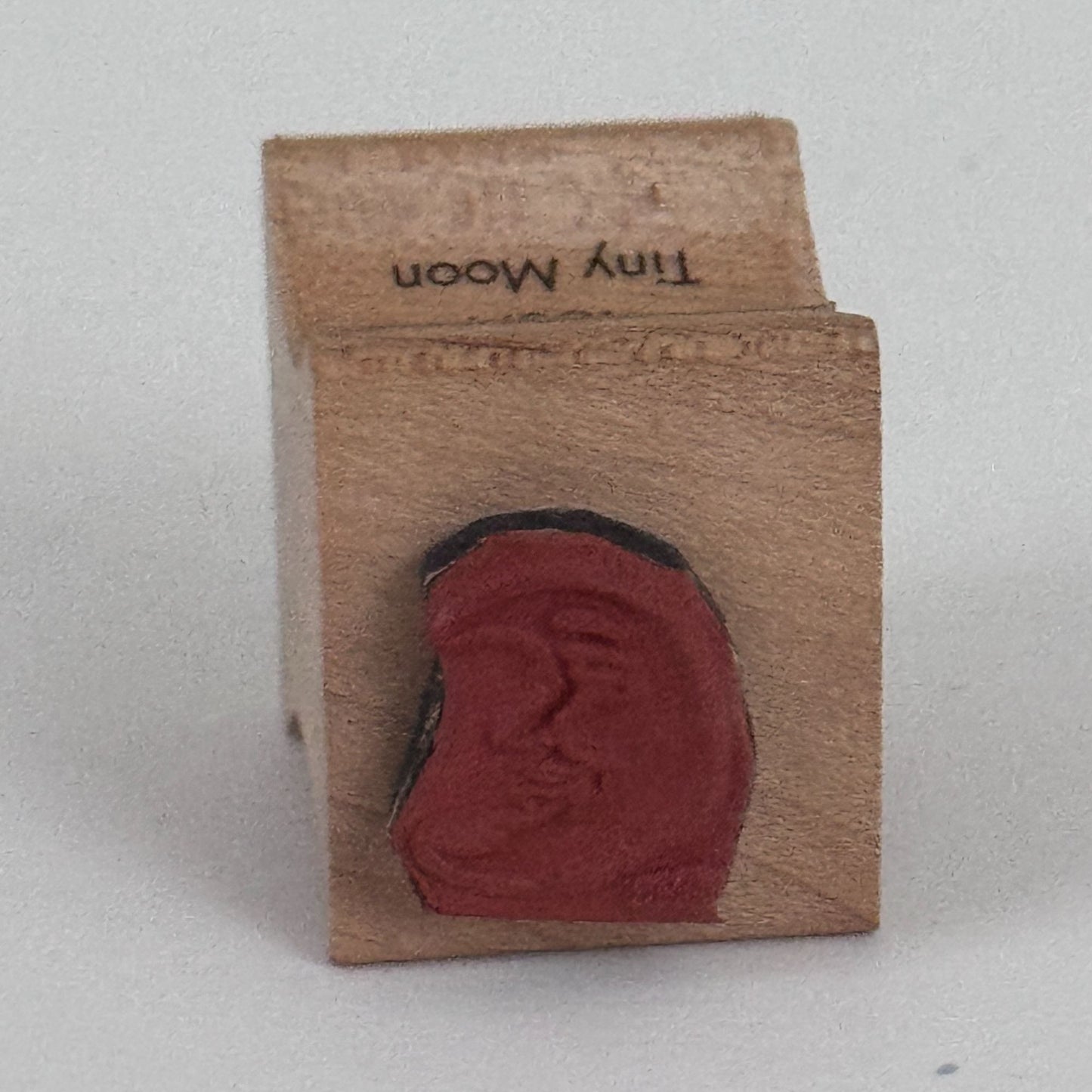 All Night Media Rubber Stamp Tiny Moon Crescent Night Sky Cardmaking Small Craft