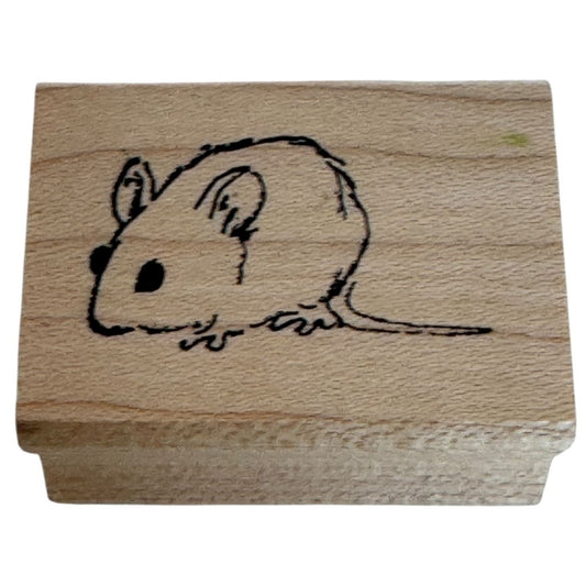 Art Impressions Rubber Stamp Field Mouse Animal Card Making Nature Outdoors Cute