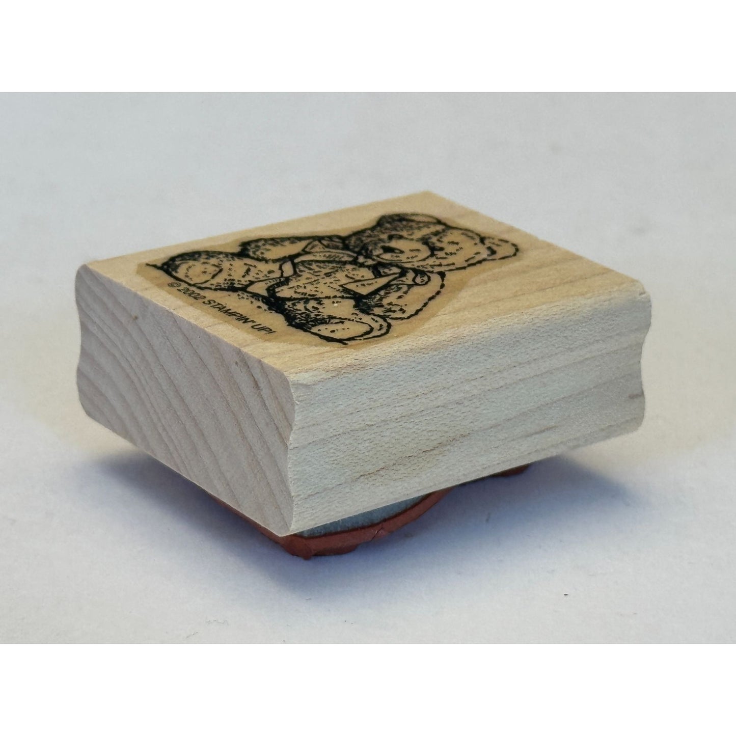 Stampin Up Rubber Stamp Teddy Bear Toy Stuffed Animal Wood Mounted Craft Tool
