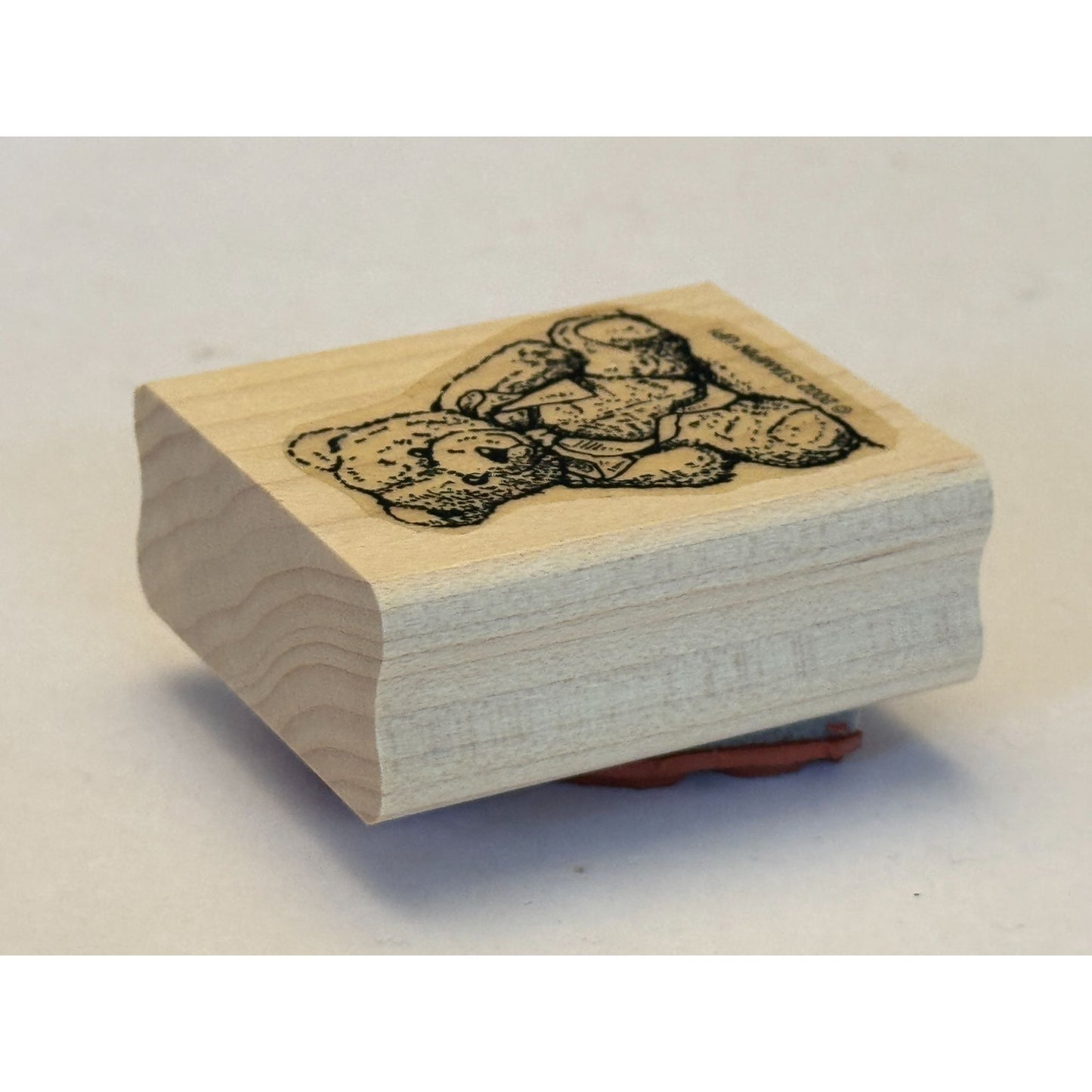 Stampin Up Rubber Stamp Teddy Bear Toy Stuffed Animal Wood Mounted Craft Tool