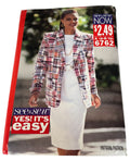 Butterick Sewing Pattern 6762 Jacket Top Skirt Outfit Career 90s 6-10 Easy Uncut
