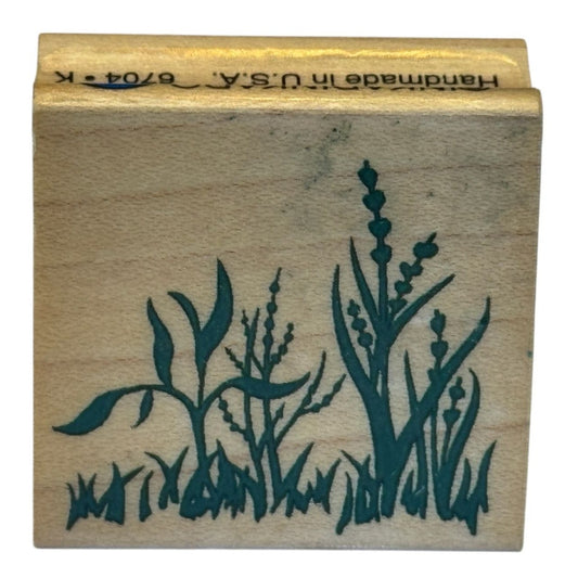 Inkadinkado Rubber Stamp Wildflower Tall Grass Landscape Maker Plant Cardmaking