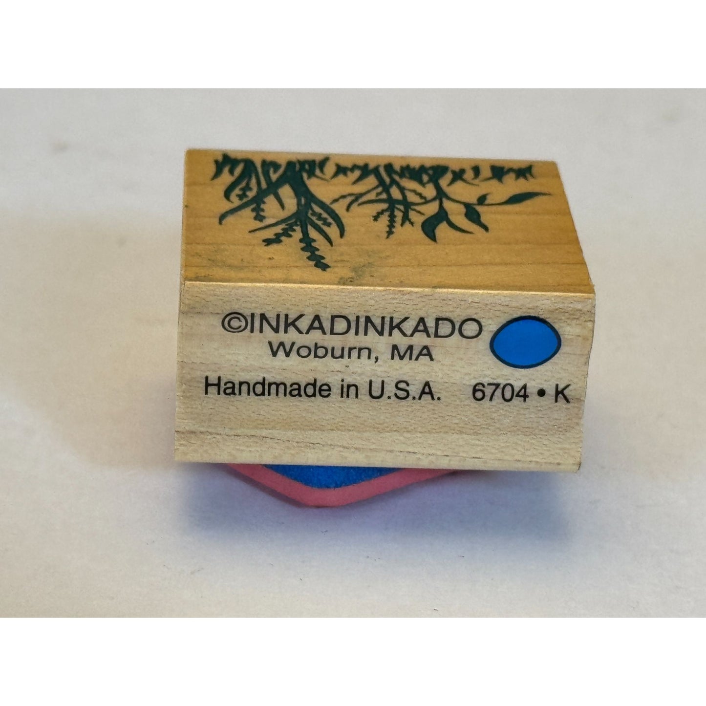 Inkadinkado Rubber Stamp Wildflower Tall Grass Landscape Maker Plant Cardmaking