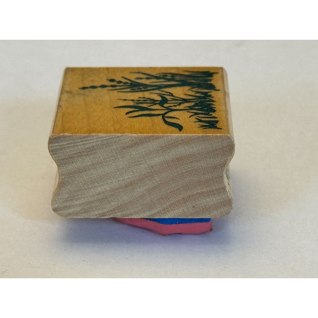 Inkadinkado Rubber Stamp Wildflower Tall Grass Landscape Maker Plant Cardmaking