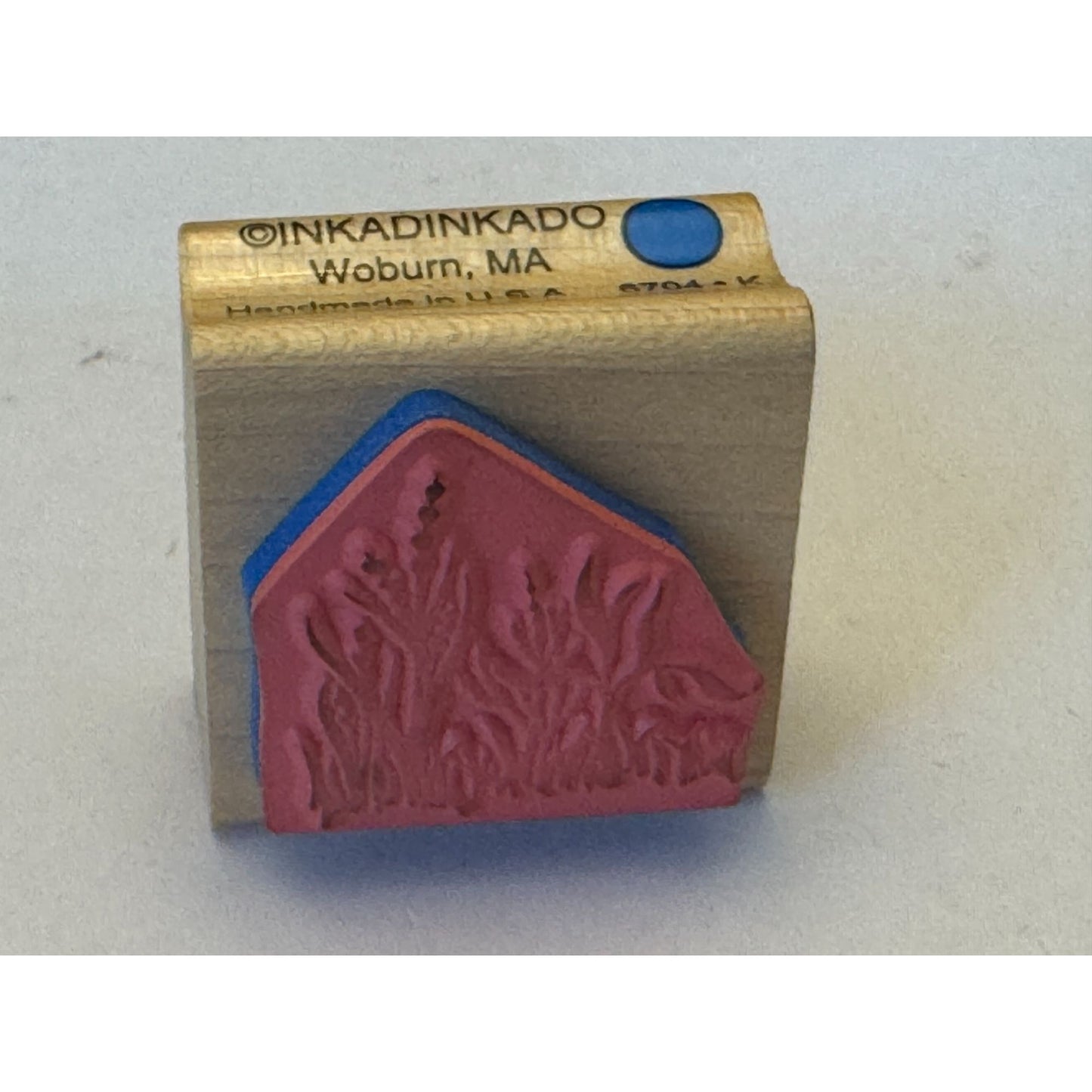 Inkadinkado Rubber Stamp Wildflower Tall Grass Landscape Maker Plant Cardmaking