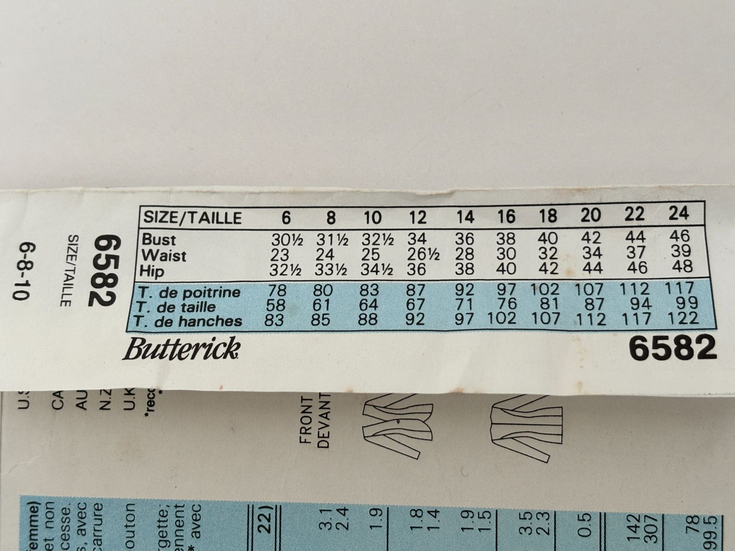 Butterick Sewing Pattern 6582 Jacket and Dress Blazer Suit Easy Work 6 8 10 UC