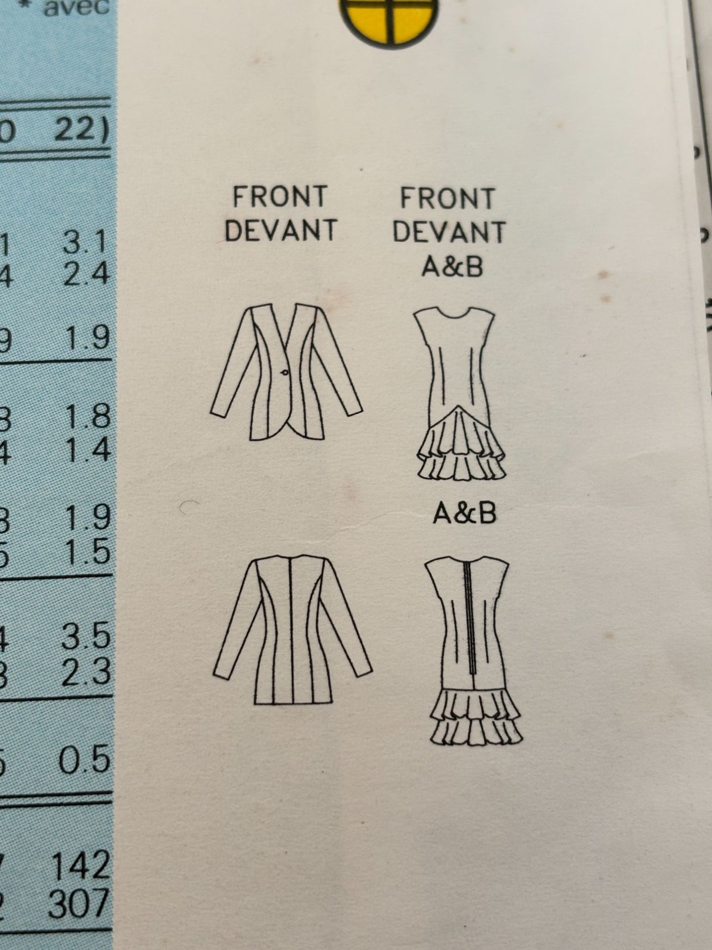 Butterick Sewing Pattern 6582 Jacket and Dress Blazer Suit Easy Work 6 8 10 UC